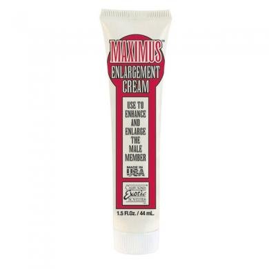 Tube of Maximus Enlargement Cream 1.5 oz for male enhancement and enlargement.