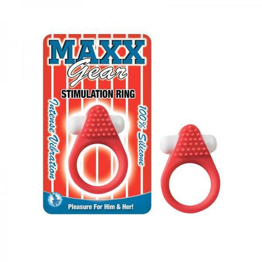 Maxx Gear Stimulation Ring Red | SexToy.com