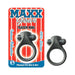 Maxx Gear Teaser Ring Black Vibrating Cockring | SexToy.com