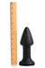 Mega Spade 10X Vibrating XL Silicone Plug Black | SexToy.com
