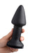 Mega Spade 10X Vibrating XL Silicone Plug Black | SexToy.com
