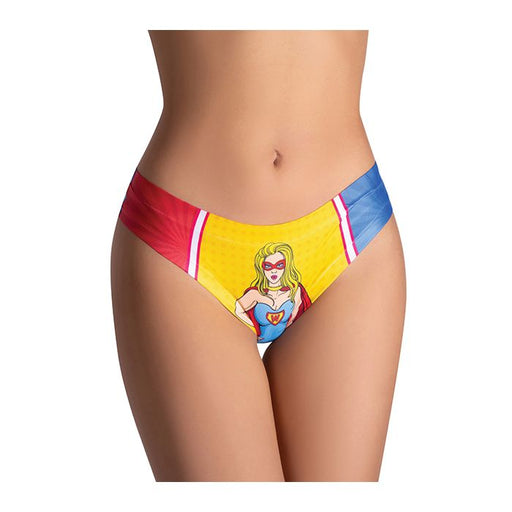 =mememe Comics Wonder Girl Printed Thong Xl - SexToy.com
