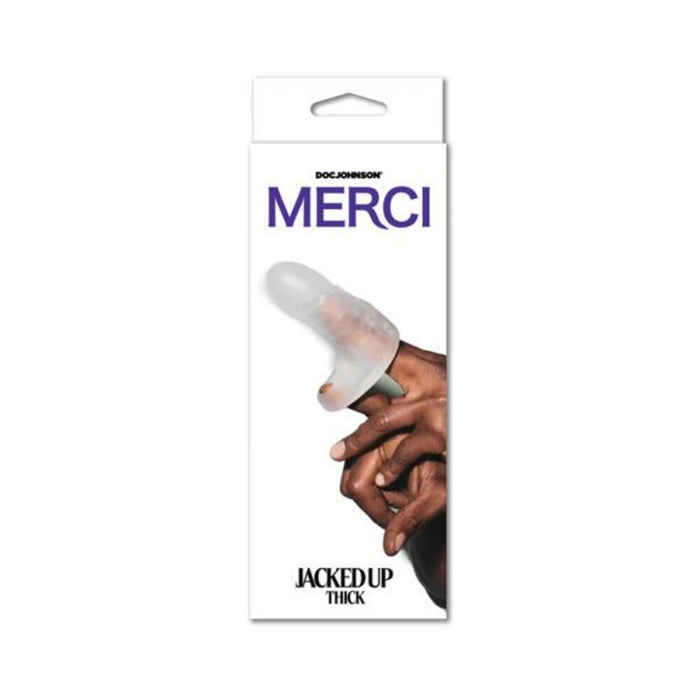 Merci Jacked Up Extender With Ball Strap Thick Frost - SexToy.com