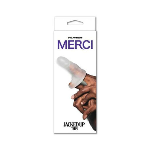 Merci Jacked Up Extender With Ball Strap Thin Frost - SexToy.com