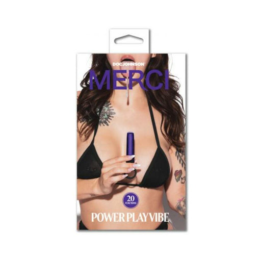 Merci Power Play With Silicone Grip Ring Violet - SexToy.com