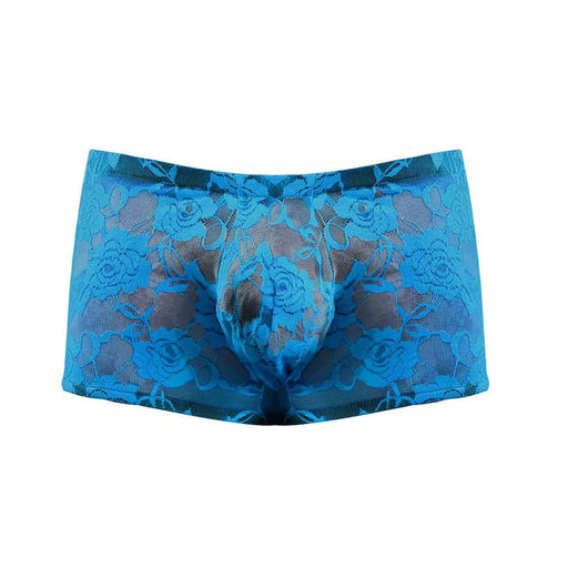 Mini Shorts Neon Lace Turquoise Blue Large | SexToy.com