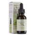 Earthly Body Miracle Oil 1 oz amber glass dropper bottle with packaging showing natural soothing formula ingredients.