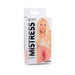 Packaging box of Curve Novelties Mistress BioSkin Ashley featuring product image and model photo.
