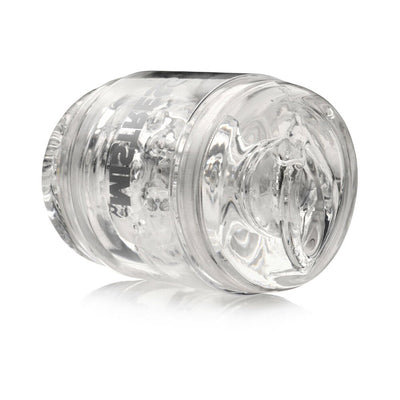 Mistress Double Shot Pussy & Ass Mini Masturbator Clear - SexToy.com