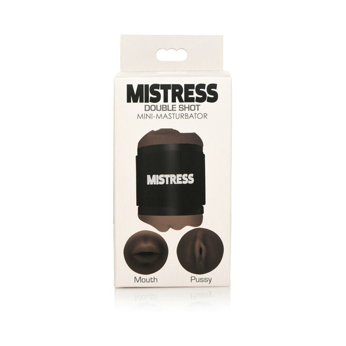 Mistress Mini Double Stroker Mouth & Pussy Dark - SexToy.com