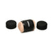 Compact double-ended stroker with lifelike texture and dual black storage caps for discreet and hygienic use.