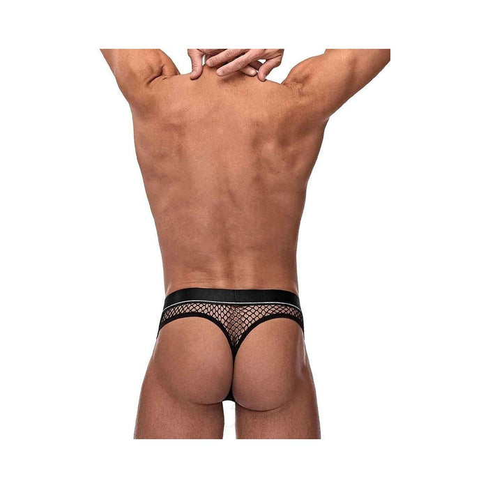 MP Cock Pit Net Cock Ring Thong Blk SM | SexToy.com