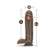 Chocolate-colored realistic dildo with suction cup base, 10.5 inches long and 2.5 inches wide, detailed texture and girth measurements.