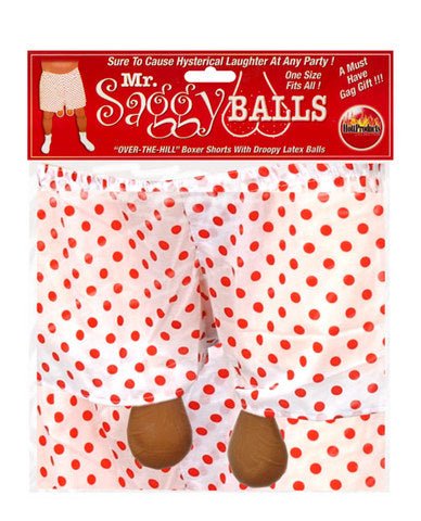 Mr Saggy Balls Over The Hill Boxers With Droopy Latex Balls | SexToy.com