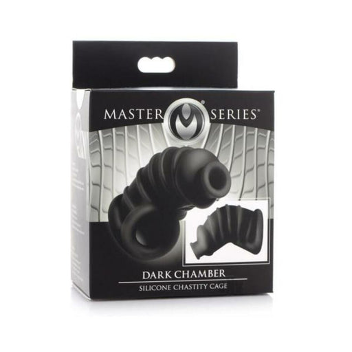 Ms Dark Chamber Silicone Chastity Cage - SexToy.com