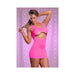 Ms Sheer Mesh Underboob Dress & G-string Pink 1sq | SexToy.com