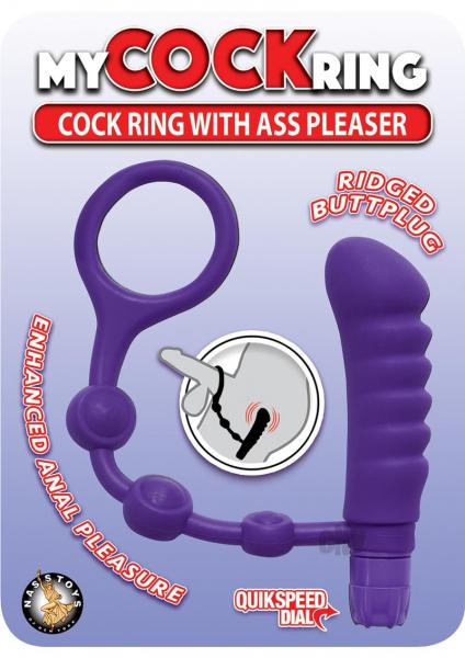 My Cockring With Ass Pleaser Purple | SexToy.com