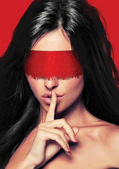 Mystère Lace Mask - Red | SexToy.com