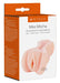 Packaging of Miss Mischa Deluxe realistic masturbator with product image and features on white and orange box