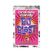 Packet of BJ Blast strawberry flavored oral sex candy with vibrant pink and red burst design.
