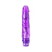 Compact purple vibrator with a flexible, textured shaft and twist dial control base.