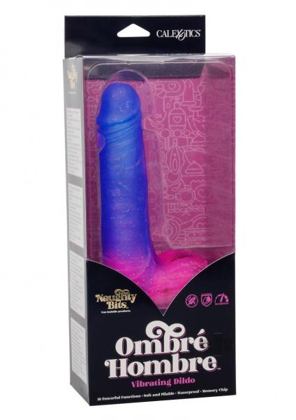 Naughty Bits Ombre Hombre Vibrating Dildo | SexToy.com