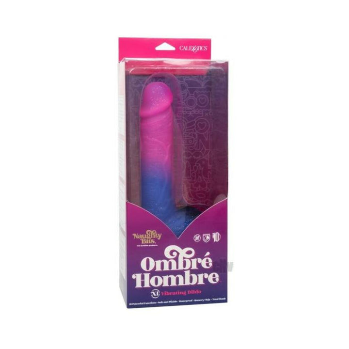 Naughty Bits Ombre Hombre Xl Vibrating Dildo - SexToy.com