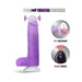 Purple 8-inch Neo Elite Encore vibrating dildo with suction base, waterproof design, and remote control features.