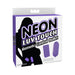 Packaging of Neon Luv Touch remote control bullet vibrator with purple wireless bullet and remote shown.