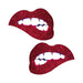 Neva Nude Pasty Bite Me Lips Glitter Red | SexToy.com