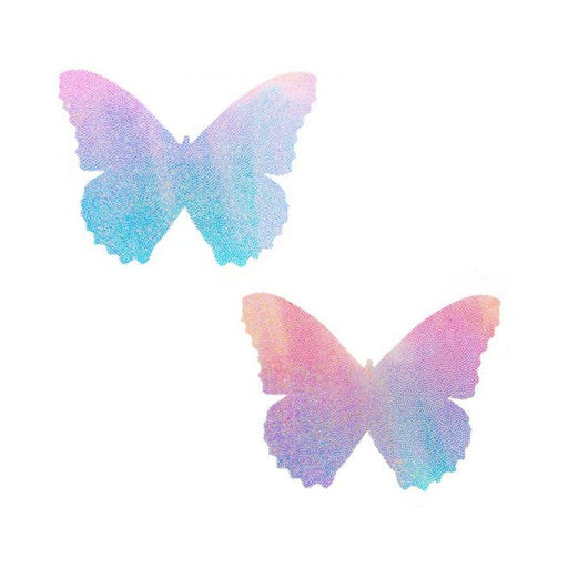 Neva Nude Pasty Butterfly Blue/pink Iridescent - SexToy.com