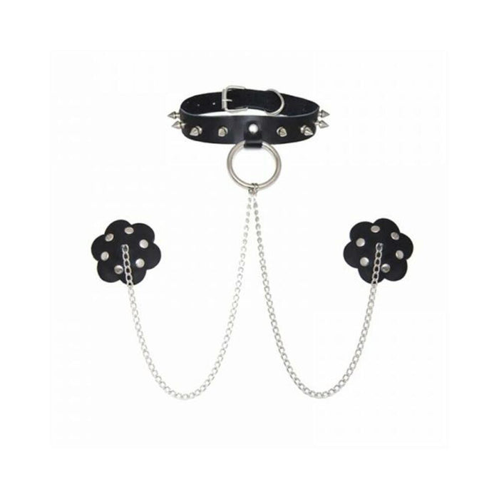 Neva Nude Pasty With Collar and Chain | SexToy.com