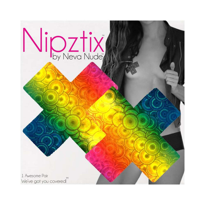 Neva Nude Pasty X Factor Trippy Kaleidoscope | SexToy.com