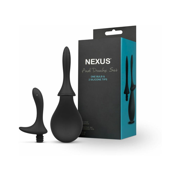 Nexus Anal Douche Set Silicone Black - SexToy.com