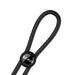 Black adjustable silicone lasso ring with Nexus-branded slide toggle for customizable fit.