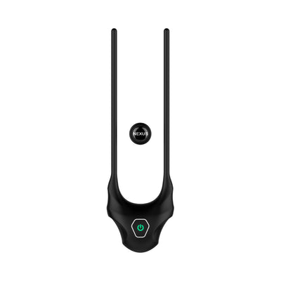 Nexus Forge Adjustable Vibrating Cock Ring Black - SexToy.com