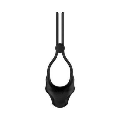 Nexus Forge Adjustable Vibrating Cock Ring Black - SexToy.com