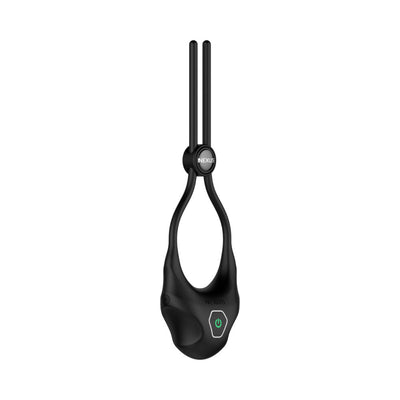 Nexus Forge Adjustable Vibrating Cock Ring Black - SexToy.com