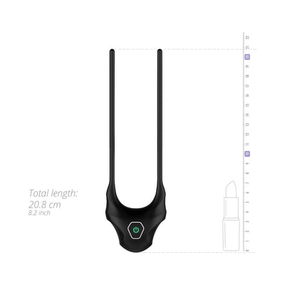 Nexus Forge Adjustable Vibrating Cock Ring Black - SexToy.com