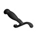Black Nexus Glide Prostate Massager with smooth curved shaft and stainless steel roller ball perineum stimulator.