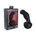 Nexus Gyro Vibe black silicone massager with ergonomic curved design shown inside and outside its packaging.