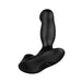 Black Nexus Revo Air rotating prostate massager with ergonomic curved design and built-in control buttons.