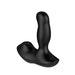 Black Nexus Revo Air rotating prostate massager with ergonomic design and integrated suction stimulator.