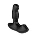 Black Nexus Revo Air rotating prostate massager with ergonomic design and integrated suction stimulator.