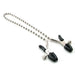 Nipple Clamps Silver Beaded Chain | SexToy.com