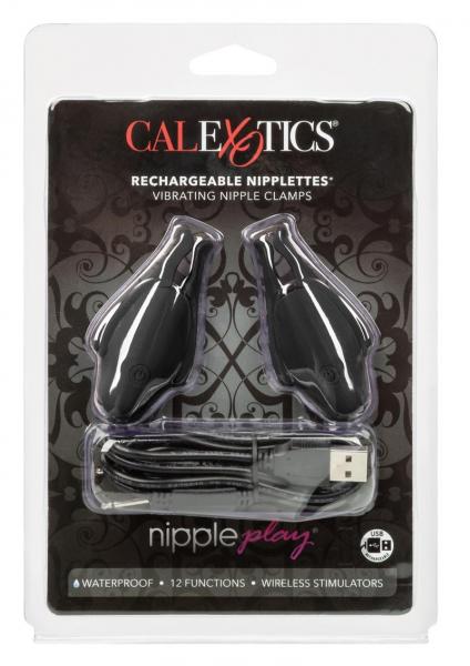 Nipple Play Rechargeable Nipplettes - Black | SexToy.com