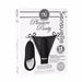 Nu Sensuelle Pleasure Panty with rechargeable 15-function bullet vibrator and remote control in black packaging.