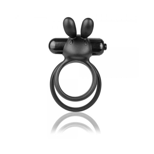Ohare XL Vibrating Rabbit Double Ring Black | SexToy.com