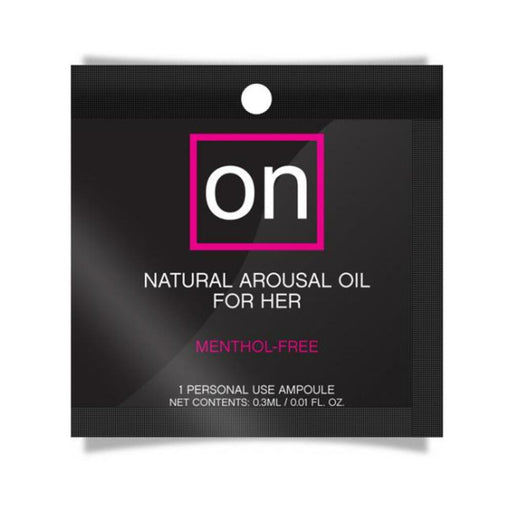 On Natural Arousal Oil Foil Pack - SexToy.com