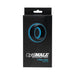 Packaging of OptiMALE C-Ring 35mm black silicone ring for men's sexual health and wellness.